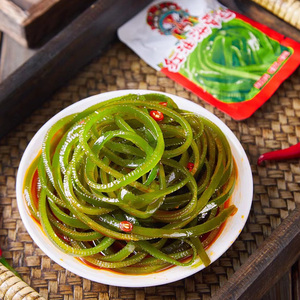 家乡小包装四川独立重庆海带丝零食500g红油山椒味特产佐餐风味小