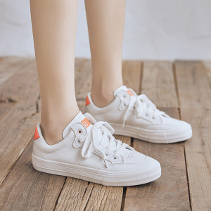 夏季港风女白鞋