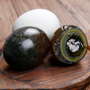 真邮皮蛋松花蛋无铅溏心变蛋灰包蛋整箱20枚高邮非彩灯咸鸭蛋包邮