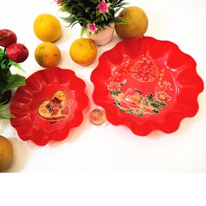 803人付款淘宝结婚喜庆用品婚礼加厚塑料果盘糖果盘干果巧克力瓜子烟