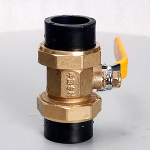 pe水管配件双活接铜球阀202532铜杆铜球