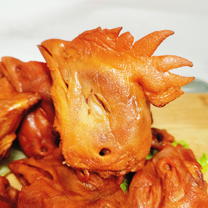 鸡头熟食东北熏酱下酒菜卤味即食熏鸡烟熏烧鸡哈尔滨熟食店熏鸡头