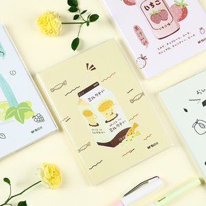 晨光笔记本子胶套本学生用手账本超厚简约文艺可爱记事本a5日记本小