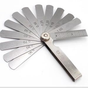 正畸矫正邻面去釉片切辅助工具间隙测量尺 塞尺 牙科口腔材料