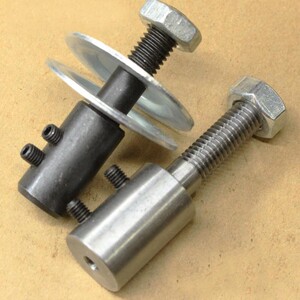 包邮电机轴连接杆马达轴套接加长转换变径杆数控车制固定砂轮锯片