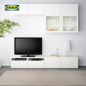 ikea宜家besta贝达电视柜吊柜展示柜240cm欧式现代简约设计感