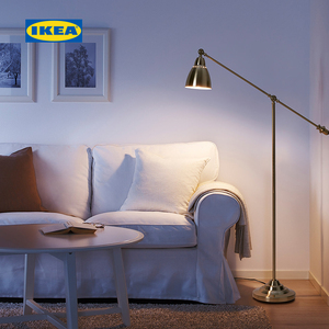 IKEA宜家BAROMETER巴罗米特落地灯阅读灯客厅卧室长臂灯头可调