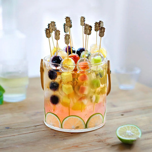 瓷木一道网红酒桶高颜值肥宅快乐啤酒桶家用下午茶水果桶玻璃冰桶