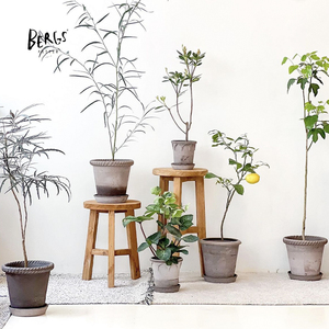Bergs Potter 暮云灰系列 宝格仕丹麦设计北欧花卉绿植室内花盆