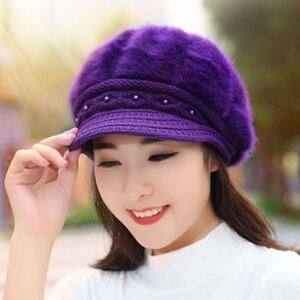 中年妈妈女士八角帽秋冬女帽时尚老年女式帽子中老年奶奶帽冬保暖