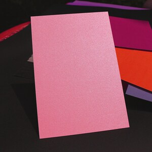 a6 250g珠光纸小卡纸卡片纸主持人手卡台卡微光厚硬贺卡纸10x15cm