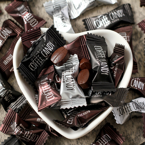 兔姨家 coffeecandy咖啡糖特浓糖果榛子黑咖原味即食咀嚼糖盒装