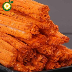 绿剑绿箭辣条8090后儿时童年怀旧面筋校园小吃五毛钱一箱零食