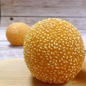 大麻球油炸速冻早餐面食豆沙馅芝麻球空心麻团麻园商用半成品麻球