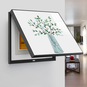 绿植电表箱装饰画免打孔挂画电闸盒配电箱遮挡总开关强电源空开箱