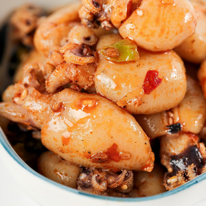 minicoco鱼风味墨鱼仔整只鲜香麻辣味日本料理小吃前菜凉菜158g