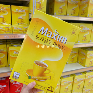 韩国直发麦馨maxim三合一摩卡速溶咖啡mild低咖啡因light白金四种