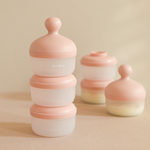韩国直发BONBON奶粉盒3段区分可以装喝三次的奶粉也可装宝宝零食
