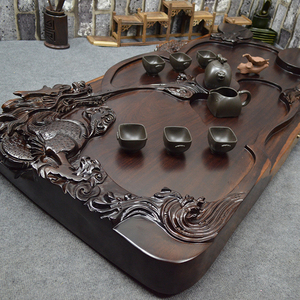 大茶盘特大实木