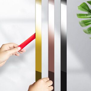 墙布接缝装饰条条不锈钢收边条一字平板条电视背景墙吊顶自粘压条