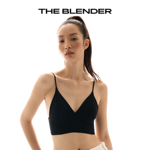 The Blender  深V美背瑜伽透气内衣夏季女胸罩背心文胸三角杯套装