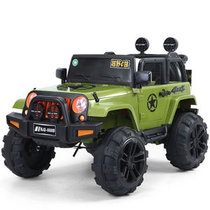 婴儿童电动车四轮四驱越野车小孩可做人遥控汽车宝宝带摇摆玩具
