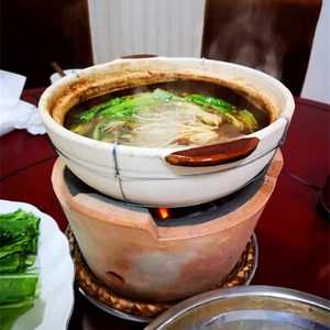 木炭小泥炉烤肉打边炉炭炉火锅老式陶土炉子炖汤家用碳炉煲汤砂锅