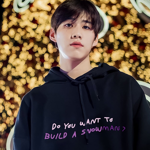 冰雪奇缘以你的心诠释我的爱周边泰星pp衣服bkpp同款卫衣外套欧儿