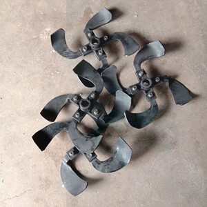 微耕机开沟刀片培土刀片起垄刀片 适合小白龙威马四驱微耕机刀具