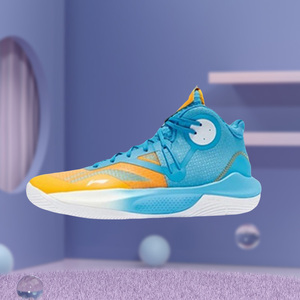 lining李宁音速9黑白冰淇淋无眠白粉蓝樱花粉耐磨篮球鞋abpr017