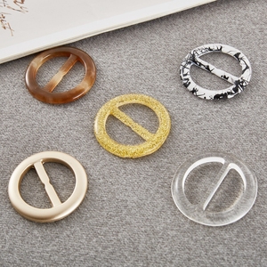 衣服扣环圆形衣角t恤扣百搭韩版扎神器下摆装饰造型扣打结丝巾扣