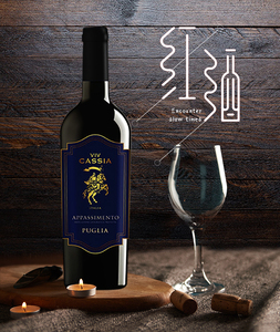 italia意大利红酒vivcassia卡西亚云歌15号普利亚风干红葡萄酒