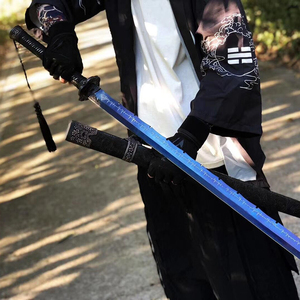 龙泉市绣春刀雁翎刀锰钢一体长刀唐横刀收藏刀剑防身冷兵器未开刃