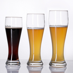 土耳其进口啤酒杯德国小麦杯果汁饮料杯精酿杯玻璃杯支持LOGO定制