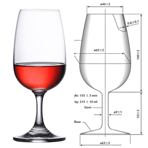 ISO国标葡萄酒品酒杯水晶玻璃专业红酒闻香品鉴杯品酒师专用杯