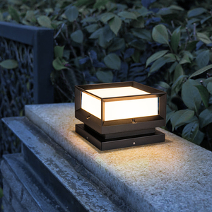 户外防水柱头灯庭院门头灯别墅花园围墙墙头灯接电门柱灯园林柱灯