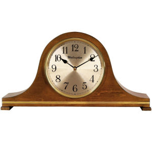 威灵顿座钟实木台钟客厅古典座钟复古时钟木质坐钟中式石英钟实木
