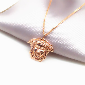 俄罗斯585紫金大吊坠女款14k彩金项链玫瑰金m光荣精品店铺1088