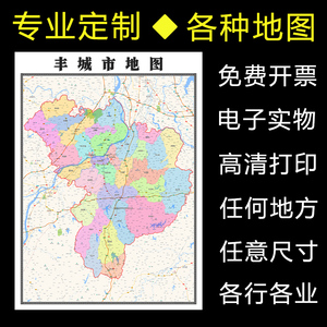 丰城区域地图图片
