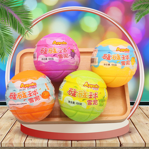 【5个】香港阿波罗雪糕碰碰球雪泥冰淇淋香橙芒果味冰激凌批整箱