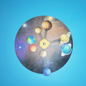 美美哒太阳系八大行星模型幼儿园科学区手工小制作材料包自制玩具