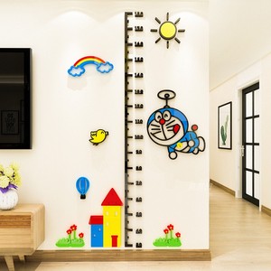 哆啦A梦身高贴3d立体墙贴画儿童房布置幼儿园墙壁装饰测量身高尺