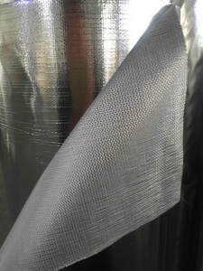 锡箔纸膜布阻燃粘玻纤玻璃纤维加厚铝箔隔热不无胶反光耐高温