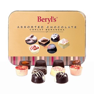 原装进口零食beryls倍乐思马来西亚巧克力礼盒装送女友铁盒什锦味