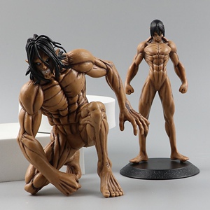 240人付款天猫优质版动漫进击的巨人艾伦耶格尔巨人化肌肉巨人pvc手办