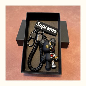 机械熊个性汽车钥匙扣可爱卡通公仔高档情侣钥链包包挂件潮牌礼品