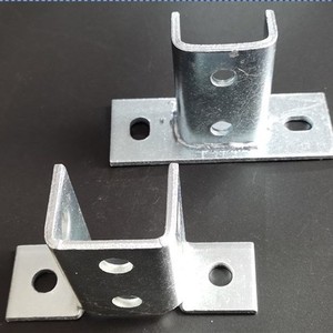 方管连接件配件免焊接抗震支架配件c型钢镀锌连接件加厚型底座免