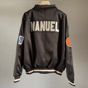 高版本fear off god fog第五季徽章棒球服夹克男高街贴布字母外套