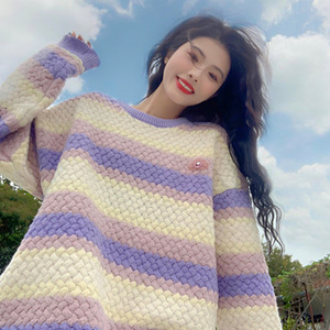 宽松毛衣彩色
