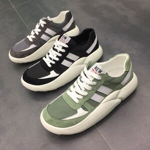 2021春季新款三道杠低帮板鞋网红潮流男鞋精神小伙鞋休闲运动鞋子